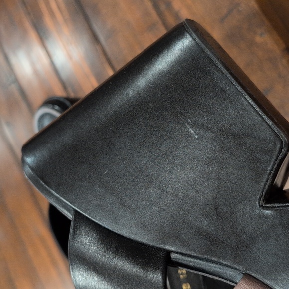 Robert Clergerie Darton Platform Wedge Mule Sandal 38.5 Runs Small - Picture 13 of 14